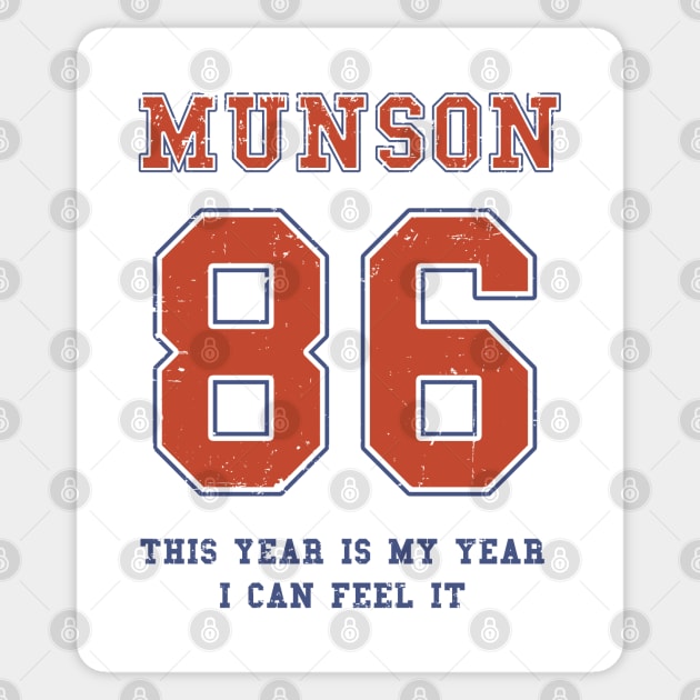 Munson 86 Sticker by SunsetSurf